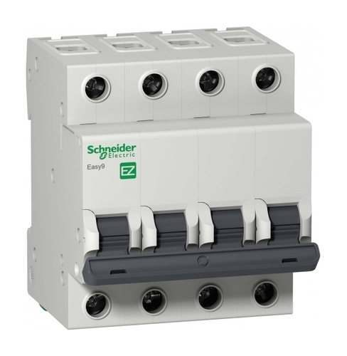 Автоматический выключатель Schneider Electric Easy9 4P 50А (B) 4.5кА