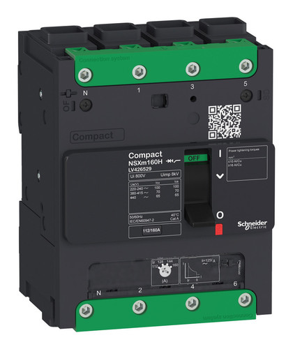 Силовой автомат Schneider Electric Compact NSXm, 70кА, 4P, 32А