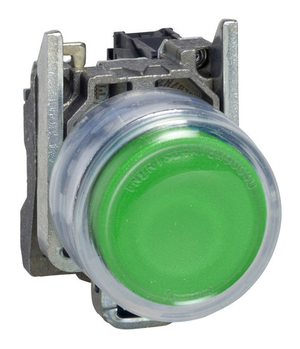 Кнопка Schneider Electric Harmony 22 мм, IP66, Зеленый