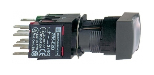 Кнопка Schneider Electric Harmony 16 мм, 24В, IP65, Белый
