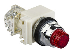 Кнопка Harmony 30 мм, 230В, IP66, Красный