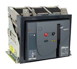 Воздушный автомат EasyPact MVS ET5S 1000А 3P, 65кА, электронный, стационарный, MVS10H3MF5L