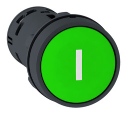 Кнопка Harmony 22 мм, IP54, Зеленый